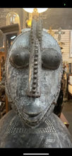 Load image into Gallery viewer, VINTAGE BAGA NIMBA FERTILITY MOTHER African MASK CARVED WOOD GUINEA W. AFRICA
