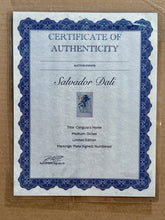 Load image into Gallery viewer, LM2-Salvador Dali CALIGULA’S HORSE Limited Ed 60/150 Giclee Frame 27.5x21.5 COA
