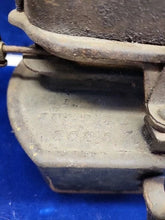 Load image into Gallery viewer, Antique Cast IRON CLAD Kerosene Sad Iron Stove Heater PAT. 1885 w Mica &amp; Wick
