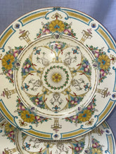 Load image into Gallery viewer, 9 RARE Royal Worcester Edwardian Fruit/Flower Basket Hand Enameled Plates Z249/2
