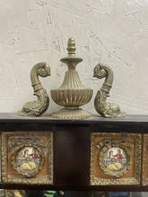 Load image into Gallery viewer, Vintage French Napoleon 3rd Style Ebonized wood Ornate, Beveled Mirror!!
