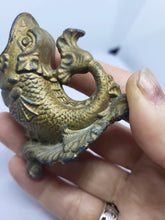 Load image into Gallery viewer, Antique 19 century Koi Fish Victorian Match Holder Decorative Arts Cigar
