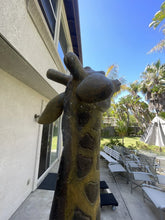 Load image into Gallery viewer, Large 89&quot; Tall Painted Bronze Giraffe Statue Indoor Outdoor Decor 7&#39; Feet 5&quot;
