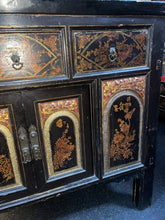 Load image into Gallery viewer, Antique 19th Century Chinese Wood Black Lacquer Storage Cabinet!!!
