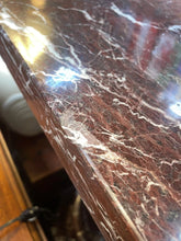 Load image into Gallery viewer, Vintage French Red Marble Pedestal RARE Exquisite 40” Tall

