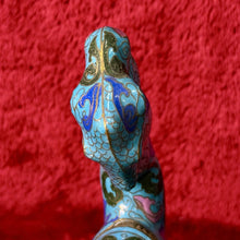 Load image into Gallery viewer, Beautiful Matching Antique Pair of Chinese Cloisonné Camel Statues
