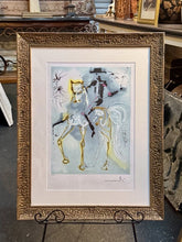 Load image into Gallery viewer, LM2-Salvador Dali CALIGULA’S HORSE Limited Ed 60/150 Giclee Frame 27.5x21.5 COA
