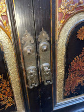 Load image into Gallery viewer, Antique 19th Century Chinese Wood Black Lacquer Storage Cabinet!!!
