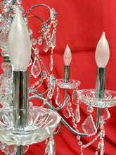 Load image into Gallery viewer, SAINT MOSSI 6-Light Hanging Crystal Raindrop Chandelier 24H 24D 24W New Open Box
