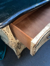 Load image into Gallery viewer, French style Bombay Dresser Commode faux marble top

