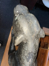 Load image into Gallery viewer, Large monumental Life Size Painted Bronze Black Panther Statue 66” !!
