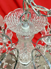 Load image into Gallery viewer, SAINT MOSSI 6-Light Hanging Crystal Raindrop Chandelier 24H 24D 24W New Open Box
