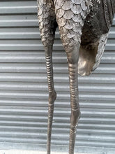 Load image into Gallery viewer, Enormous Highly Detailed Bronze Heron Wading Waterfowl Crane 8’ 6”!!
