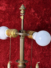 Load image into Gallery viewer, PAIR of Antique French Candelabra 38” Bronze Marble Base Five Arm Candle Holder
