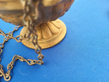 Load image into Gallery viewer, Nice Traditional Antique Triple Chain Censer, All Brass chalice
