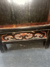 Load image into Gallery viewer, Antique Handmade Chinese Large Wood Lacquer Cabinet
