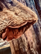Load image into Gallery viewer, Vintage Full‑Length Raccoon Fur Coat • Real Fur • Plush Brown • Satin Lining 40”
