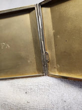 Load image into Gallery viewer, RARE Antique Sterling Silver Cigarette Case With Japanese Engravings 126.7g
