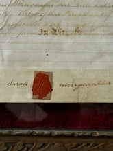 Load image into Gallery viewer, British Indentured Servant Contract 1785 with Wax Seals Shillings &amp; Tax Stamps

