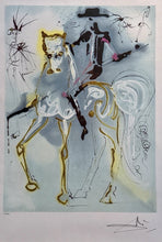 Load image into Gallery viewer, LM2-Salvador Dali CALIGULA’S HORSE Limited Ed 60/150 Giclee Frame 27.5x21.5 COA
