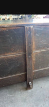 Load image into Gallery viewer, Antique Handmade Metal &amp; Wood Storage Chest Trunk
