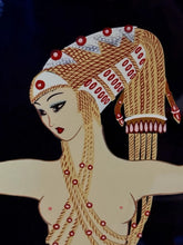 Load image into Gallery viewer, ERTE 1986 ‘VENUS’ Embossed Lacquered Serigraph Signed La Fontaine (Studio)
