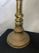 Load image into Gallery viewer, PAIR OF VINTAGE ORNATE BRASS 7 CANDLE ADJUSTABLE CANDELABRA ALTER/CHURCH/WEDDING
