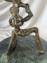 Load image into Gallery viewer, Ossip Zadkine 1890-1967 original Bronze Sculpture “The Guitarist”, 1950-1960!!
