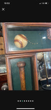 Load image into Gallery viewer, Baseball Mirror Showcase With Vintage Replica Items
