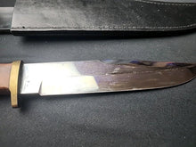 Load image into Gallery viewer, Custom Vintage Bowie Style Knife Marked Unknown Maker Handmade
