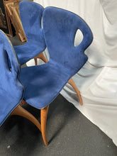 Load image into Gallery viewer, vintage mid century Italian modern CARLO MALNATI &#39;BAMBI&#39; DINING CHAIRS!!
