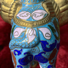 Load image into Gallery viewer, Beautiful Matching Antique Pair of Chinese Cloisonné Camel Statues
