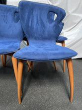 Load image into Gallery viewer, vintage mid century Italian modern CARLO MALNATI &#39;BAMBI&#39; DINING CHAIRS!!
