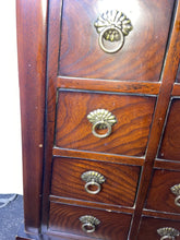 Load image into Gallery viewer, Beautiful Vintage Apothecary Cabinet / Herbal Medicine Chest of 18 Drawers
