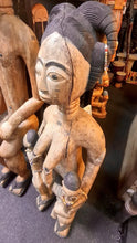 Load image into Gallery viewer, 1950’s Large Oceanic Full Size New Guinea Wooden Sepik Ancestors Statues
