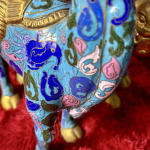 Load image into Gallery viewer, Beautiful Matching Antique Pair of Chinese Cloisonné Camel Statues
