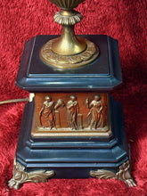 Load image into Gallery viewer, PAIR of Antique French Candelabra 38” Bronze Marble Base Five Arm Candle Holder
