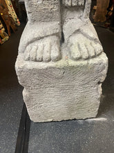 Load image into Gallery viewer, Antique Stelae Large Mayan Temple Carving, Shale (500 bc to 250 Ad) 44.5” Tall
