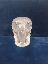 Load image into Gallery viewer, Art Deco Glass Car Mascot ' Head Eagle ' Sculpture 1930' H.Hoffmann
