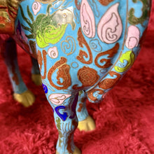 Load image into Gallery viewer, Beautiful Matching Antique Pair of Chinese Cloisonné Camel Statues
