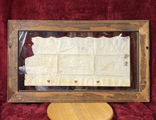 Load image into Gallery viewer, British Indentured Servant Contract 1785 with Wax Seals Shillings &amp; Tax Stamps
