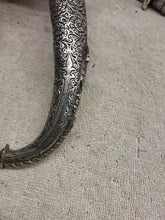 Load image into Gallery viewer, Antique Islamic Middle Eastern Mughal Dagger Jambiya In Silver Sheath (swgn1008)
