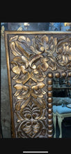 Load image into Gallery viewer, PAIR Large QUALITY Fancy Ornate Decorator Gold Beveled Mirrors 49“ X 37“

