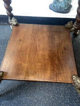 Load image into Gallery viewer, Antique Victorian 19th Century Walnut Barley Twist Plant Stand Side Parlor Table
