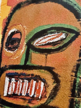 Load image into Gallery viewer, LM5- Jean‑Michel Basquiat “Famous Moon King” Offset Print 60/300 Framed 27x35
