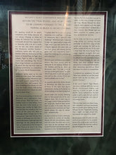 Load image into Gallery viewer, TIGER WOODS Shadowbox Display w/ Multi Signed Game Used Hat, 2nd Buick Win 2004
