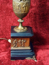 Load image into Gallery viewer, PAIR of Antique French Candelabra 38” Bronze Marble Base Five Arm Candle Holder
