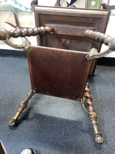 Load image into Gallery viewer, Antique Victorian 19th Century Walnut Barley Twist Plant Stand Side Parlor Table
