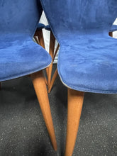 Load image into Gallery viewer, vintage mid century Italian modern CARLO MALNATI &#39;BAMBI&#39; DINING CHAIRS!!
