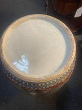 Load image into Gallery viewer, late 19th century tall Arita Japan Imari long Neck Ruffled Edge Floor Vase!!
